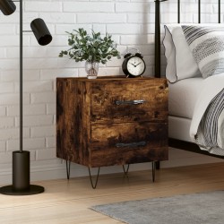 vidaXL Nachttisch Räuchereiche 40x35x47,5 cm Holzwerkstoff