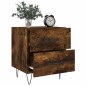 vidaXL Nachttisch Räuchereiche 40x35x47,5 cm Holzwerkstoff