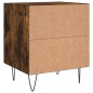 vidaXL Nachttisch Räuchereiche 40x35x47,5 cm Holzwerkstoff
