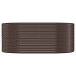 vidaXL Hochbeet Pulverbeschichteter Stahl 175x100x68 cm Braun vidaXL Hochbeet Pulverbeschichteter Stahl 175x100x68 cm Braun