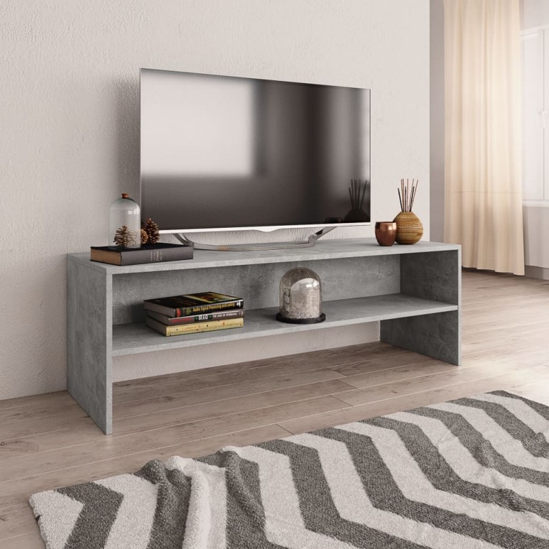 vidaXL TV-Schrank Betongrau 120x40x40 cm Holzwerkstoff vidaXL TV-Schrank Betongrau 120x40x40 cm Holzwerkstoff