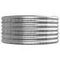 vidaXL Hochbeet Pulverbeschichteter Stahl 512x80x36 cm Silbern vidaXL Hochbeet Pulverbeschichteter Stahl 512x80x36 cm Silbern
