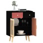 vidaXL Sideboard mit Schubladen 60x30x75,5 cm Holzwerkstoff