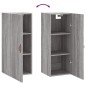 vidaXL Wandschrank Grau Sonoma 34,5x34x90 cm vidaXL Wandschrank Grau Sonoma 34,5x34x90 cm