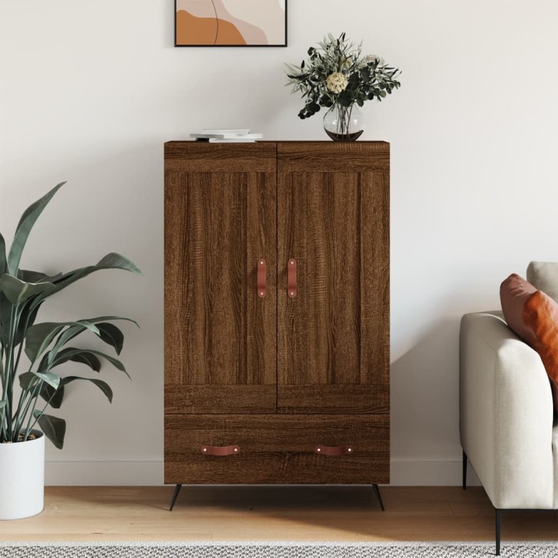 vidaXL Highboard Braun Eichen-Optik 69,5x31x115 cm Holzwerkstoff vidaXL Highboard Braun Eichen-Optik 69,5x31x115 cm Holzwerkstoff