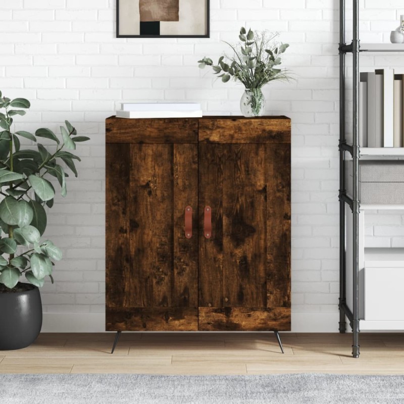 vidaXL Sideboard Räuchereiche 69,5x34x90 cm Holzwerkstoff vidaXL Sideboard Räuchereiche 69,5x34x90 cm Holzwerkstoff