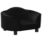 vidaXL Hundesofa Schwarz 67x47x36 cm Plüsch vidaXL Hundesofa Schwarz 67x47x36 cm Plüsch