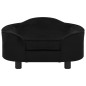 vidaXL Hundesofa Schwarz 67x47x36 cm Plüsch vidaXL Hundesofa Schwarz 67x47x36 cm Plüsch