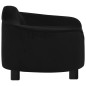 vidaXL Hundesofa Schwarz 67x47x36 cm Plüsch vidaXL Hundesofa Schwarz 67x47x36 cm Plüsch