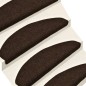 vidaXL Selbstklebende Treppenmatten 5 Stk. Braun 56x17x3cm Nadelvlies vidaXL Selbstklebende Treppenmatten 5 Stk. Braun 56x17x3cm Nadelvlies