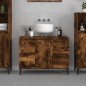 vidaXL Waschbeckenunterschrank Räuchereiche 80x33x60 cm Holzwerkstoff vidaXL Waschbeckenunterschrank Räuchereiche 80x33x60 cm Holzwerkstoff