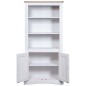 vidaXL Buffetschrank Mexiko-Stil Kiefernholz Weiß 80x40x170 cm vidaXL Buffetschrank Mexiko-Stil Kiefernholz Weiß 80x40x170 cm