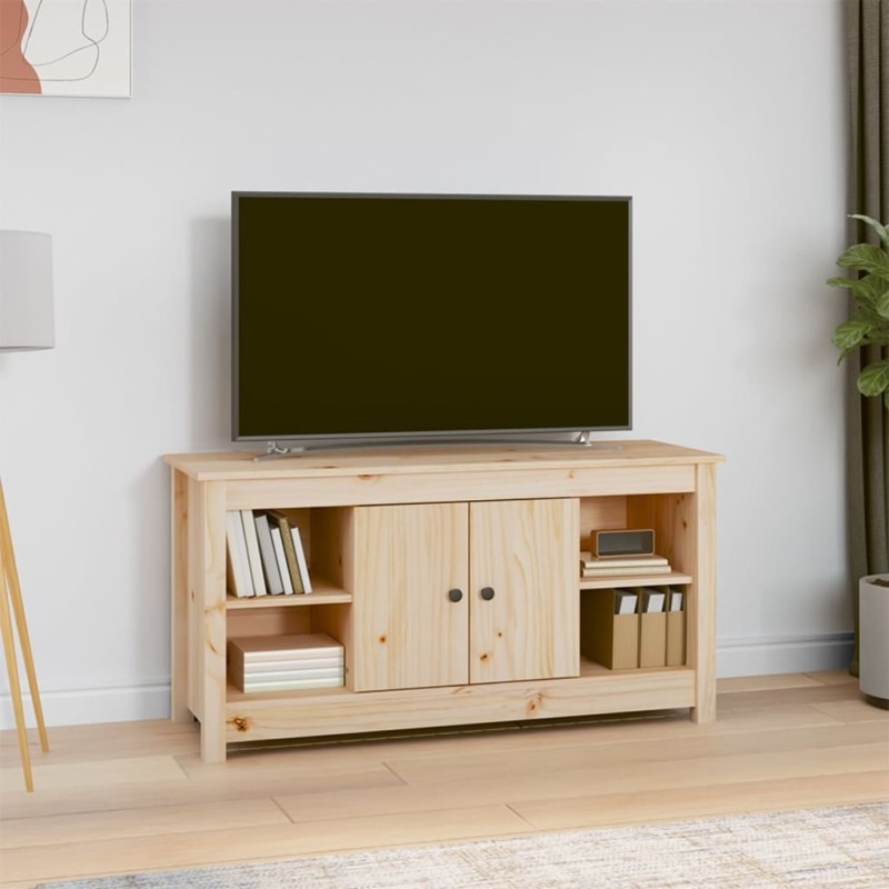 vidaXL TV-Schrank 103x36,5x52 cm Massivholz Kiefer vidaXL TV-Schrank 103x36,5x52 cm Massivholz Kiefer
