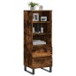 vidaXL Highboard Räuchereiche 40x36x110 cm Holzwerkstoff vidaXL Highboard Räuchereiche 40x36x110 cm Holzwerkstoff