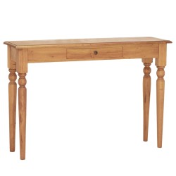 vidaXL Konsolentisch 110x30x75 cm Massivholz Mahagoni