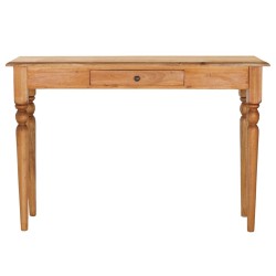 vidaXL Konsolentisch 110x30x75 cm Massivholz Mahagoni