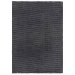 vidaXL Teppich Rechteckig Anthrazit 120x180 cm Baumwolle