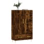 vidaXL Highboard Räuchereiche 69,5x31x115 cm Holzwerkstoff vidaXL Highboard Räuchereiche 69,5x31x115 cm Holzwerkstoff