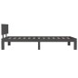 vidaXL Massivholzbett Grau Kiefer 100x200 cm vidaXL Massivholzbett Grau Kiefer 100x200 cm