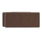 vidaXL Kofferraum-Hundebett Braun 110x70 cm Leinenoptik vidaXL Kofferraum-Hundebett Braun 110x70 cm Leinenoptik