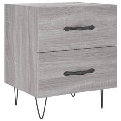 vidaXL Nachttisch Grau Sonoma 40x35x47,5 cm Holzwerkstoff