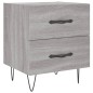 vidaXL Nachttisch Grau Sonoma 40x35x47,5 cm Holzwerkstoff vidaXL Nachttisch Grau Sonoma 40x35x47,5 cm Holzwerkstoff