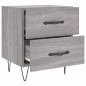 vidaXL Nachttisch Grau Sonoma 40x35x47,5 cm Holzwerkstoff vidaXL Nachttisch Grau Sonoma 40x35x47,5 cm Holzwerkstoff