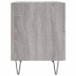 vidaXL Nachttisch Grau Sonoma 40x35x47,5 cm Holzwerkstoff vidaXL Nachttisch Grau Sonoma 40x35x47,5 cm Holzwerkstoff