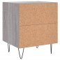 vidaXL Nachttisch Grau Sonoma 40x35x47,5 cm Holzwerkstoff vidaXL Nachttisch Grau Sonoma 40x35x47,5 cm Holzwerkstoff
