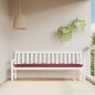 Gartenbank-Auflage Weinrot 200x50x7 cm Oxford-Gewebe Gartenbank-Auflage Weinrot 200x50x7 cm Oxford-Gewebe