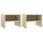 vidaXL Nachttische 2 Stk. Sonoma-Eiche 40x30x30 cm Holzwerkstoff vidaXL Nachttische 2 Stk. Sonoma-Eiche 40x30x30 cm Holzwerkstoff