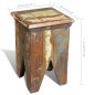 vidaXL Hocker Altholz Massivholz vidaXL Hocker Altholz Massivholz