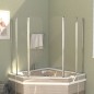 vidaXL Duschabtrennungen 2 Stk. 104x130 cm Hartglas Transparent vidaXL Duschabtrennungen 2 Stk. 104x130 cm Hartglas Transparent