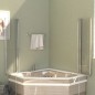 vidaXL Duschabtrennungen 2 Stk. 104x130 cm Hartglas Transparent vidaXL Duschabtrennungen 2 Stk. 104x130 cm Hartglas Transparent