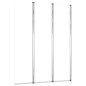 vidaXL Duschabtrennungen 2 Stk. 104x130 cm Hartglas Transparent vidaXL Duschabtrennungen 2 Stk. 104x130 cm Hartglas Transparent