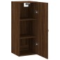 vidaXL Wandschrank Braun Eichen-Optik 34,5x34x90 cm vidaXL Wandschrank Braun Eichen-Optik 34,5x34x90 cm