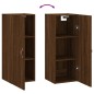 vidaXL Wandschrank Braun Eichen-Optik 34,5x34x90 cm vidaXL Wandschrank Braun Eichen-Optik 34,5x34x90 cm