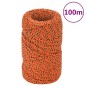 vidaXL Bootsseil Orange 2 mm 100 m Polypropylen vidaXL Bootsseil Orange 2 mm 100 m Polypropylen