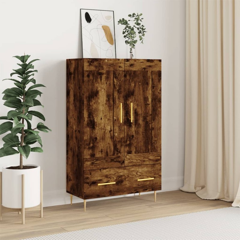 vidaXL Highboard Räuchereiche 69,5x31x115 cm Holzwerkstoff vidaXL Highboard Räuchereiche 69,5x31x115 cm Holzwerkstoff