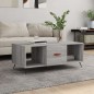 vidaXL Couchtisch Grau Sonoma 102x50x40 cm Holzwerkstoff vidaXL Couchtisch Grau Sonoma 102x50x40 cm Holzwerkstoff