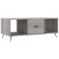 vidaXL Couchtisch Grau Sonoma 102x50x40 cm Holzwerkstoff vidaXL Couchtisch Grau Sonoma 102x50x40 cm Holzwerkstoff