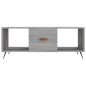 vidaXL Couchtisch Grau Sonoma 102x50x40 cm Holzwerkstoff vidaXL Couchtisch Grau Sonoma 102x50x40 cm Holzwerkstoff
