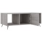 vidaXL Couchtisch Grau Sonoma 102x50x40 cm Holzwerkstoff vidaXL Couchtisch Grau Sonoma 102x50x40 cm Holzwerkstoff