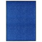 vidaXL Fußmatte Waschbar Blau 90x120 cm vidaXL Fußmatte Waschbar Blau 90x120 cm