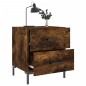 vidaXL Nachttisch Räuchereiche 40x35x47,5 cm Holzwerkstoff vidaXL Nachttisch Räuchereiche 40x35x47,5 cm Holzwerkstoff