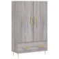 vidaXL Highboard Grau Sonoma 69,5x31x115 cm Holzwerkstoff vidaXL Highboard Grau Sonoma 69,5x31x115 cm Holzwerkstoff