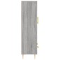 vidaXL Highboard Grau Sonoma 69,5x31x115 cm Holzwerkstoff vidaXL Highboard Grau Sonoma 69,5x31x115 cm Holzwerkstoff