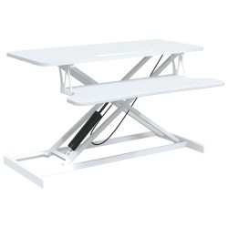 vidaXL Arbeitsstation Verstellbar 90x40x(13-50) cm Stahl Holzwerkstoff
