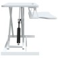 vidaXL Arbeitsstation Verstellbar 90x40x(13-50) cm Stahl Holzwerkstoff vidaXL Arbeitsstation Verstellbar 90x40x(13-50) cm Stahl Holzwerkstoff