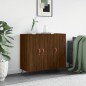vidaXL Sideboard Braun Eichen-Optik 90x34x80 cm Holzwerkstoff vidaXL Sideboard Braun Eichen-Optik 90x34x80 cm Holzwerkstoff